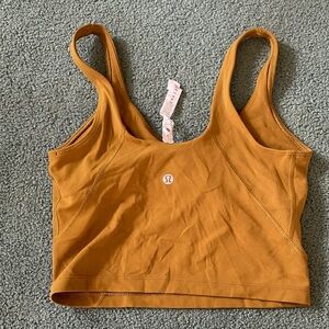 lululemon athletica Orange Tank Top